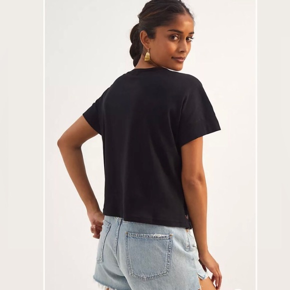 Anthropologie Tiny Womens Embroidered Floral Blouse Black Size XS - Picture 2 of 7